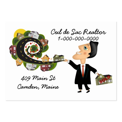 Realtor Salesman Business Card (front side)