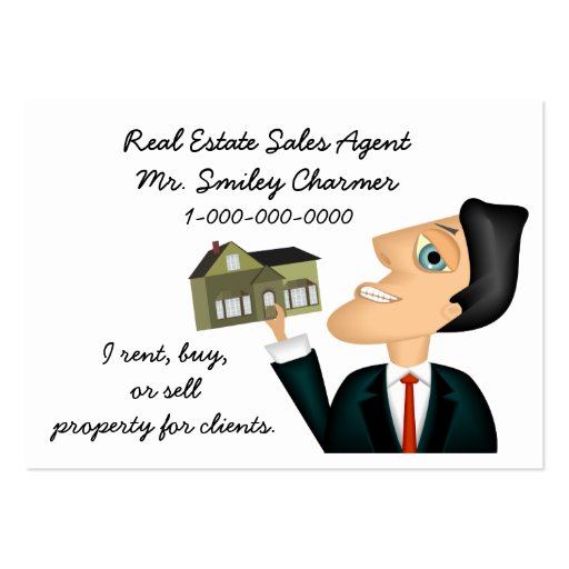 Realtor Salesman Business Card (back side)