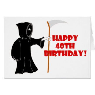 Grim Reaper Birthday Cards | Zazzle