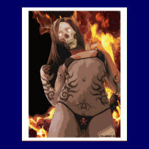 Reaper Babe Poster posters by gothicwind Reaper Babe Poster posters