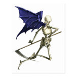 Reaper on Dark Wings of Death Post Card
