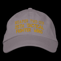Reaper Two-Six Fighter Wing Design Cap embroidered hats