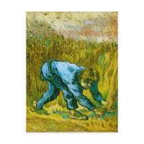 Reaper with Sickle(after Millet), Vincent van Gogh Post Card