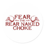 Rear Naked Choke Round Sticker