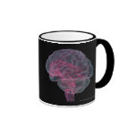 Rear view of the human brain mug