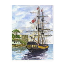 'Rear View' Postcard