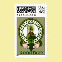 Reardon Clan Motto Postage Stamps stamps