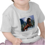 Rearing Chestnut Unicorn Baby T-Shirt