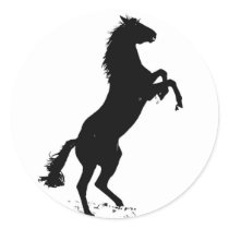 Rearing Horse stickers