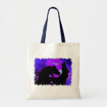 Rearing Horses Design Tote Bag