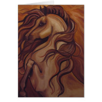 Rearing Spanish Horse Greeting Card