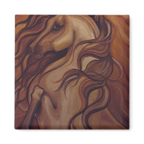 Rearing Spanish Horse Magnets