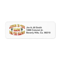 Reason For The Season Easter Return Address Label