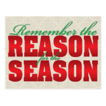 Reason for the Season Winter Solstice postcard postcards