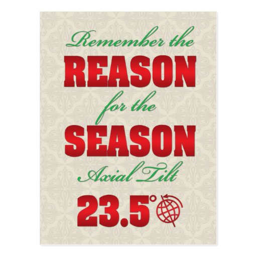 Reason for the Season Winter Solstice postcard