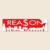 Reason Like Rand Bumper Sticker
