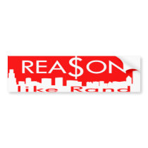 Reason Like Rand Bumper Sticker
