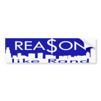 Reason Like Rand Bumper Sticker