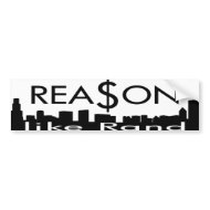 Reason Like Rand Bumper Sticker bumpersticker