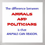 Reasonable animals posters
