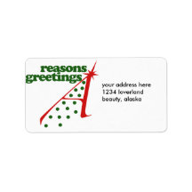 Reasons Greetings Personalized Address Labels