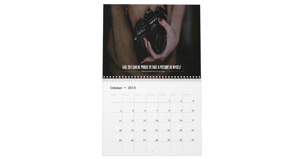 Reasons to Recover Calendar 2015 Zazzle