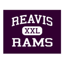 Reavis - Rams - High School - Burbank Illinois Post Card