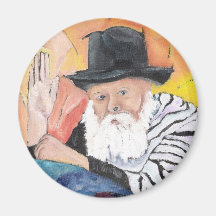 Rebbe Menachem Mendel Schneerson Refrigerator Magnets