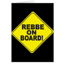 Rebbe on Board Cards