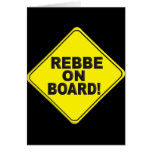 Rebbe on Board cards