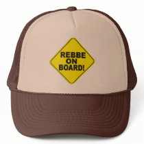Rebbe on Board Trucker Hat