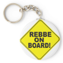 Rebbe on Board Keychains