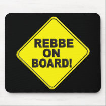 Rebbe on Board Mousepad