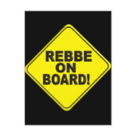 Rebbe on Board Postcards