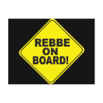 Rebbe on Board Postcards