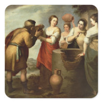 Rebecca and Eliezer at the Well, c.1665 Sticker