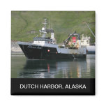 Rebecca Irene, Factory Trawler in Dutch Harbor, AK Fridge Magnets