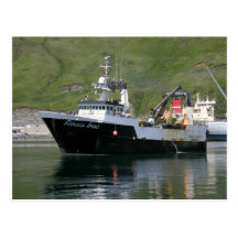 Rebecca Irene, Factory Trawler in Dutch Harbor, AK Post Cards