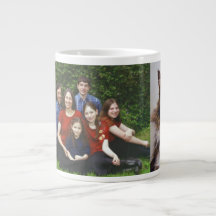 Rebekah's family and Mittens Jumbo Mugs