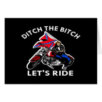 Rebel Biker Ditch Bitchblack cards