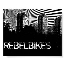 Rebel Bikes City Poster posters