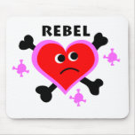 rebel heart. mouse pads