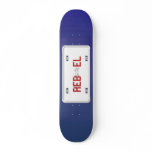 Rebel License Plate Skateboard