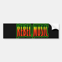 Rebel Music Bumper Sticker