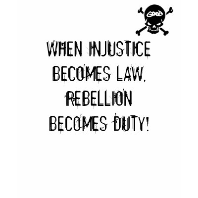Rebellion T-Shirt by mowerpowerfamily