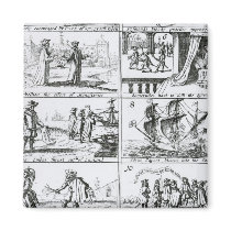 Rebellion, the effect of monasteries fridge magnet