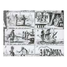 Rebellion, the effect of monasteries postcard