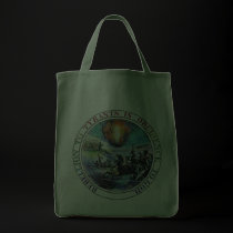 Rebellion to Tyrants Tote bags