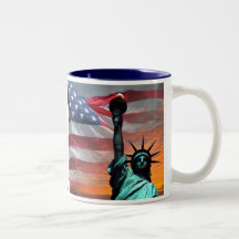 Rebellion to Tyrants US Flag Combination Mugs