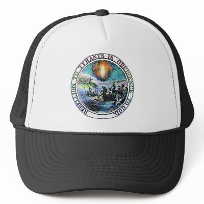 Rebellion Trucker Hat by zaviproducts